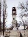 Водружение креста на колокольню Благовещенского монастыря)