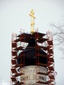 Водружение креста на колокольню Благовещенского монастыря)