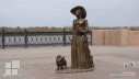 Скульптура «Дама с собачкой»